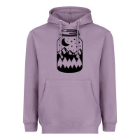 Lavender View jar Heavyweight Hoodie - Unal Design