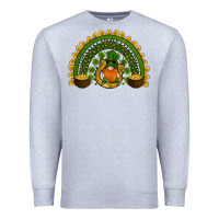 Heather Grey st patricks day rainbow Premium Sweatshirt - RanaPortraitStore