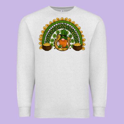 St Patricks Day Rainbow Premium Sweatshirt Designed By Ranaportraitstore