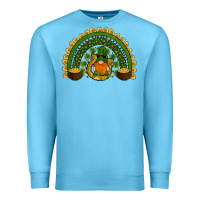 Ocean Blue st patricks day rainbow Premium Sweatshirt - RanaPortraitStore