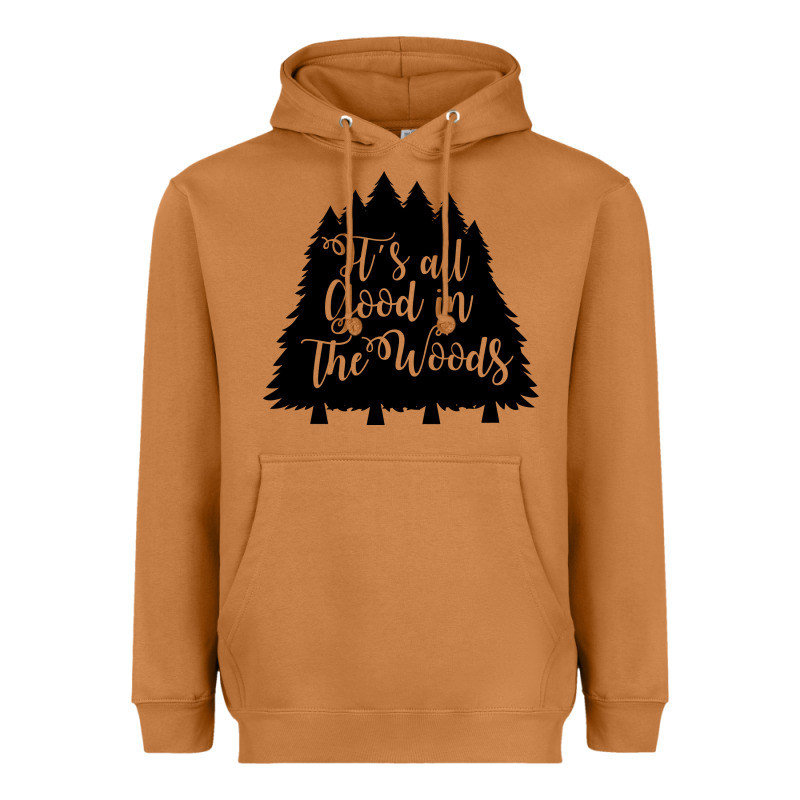 Its All Good In The Woods Heavyweight Hoodie by Unal Design | Teevron