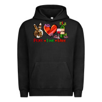Pigment Black peace love wine Urban Hoodie - AdoDesignShop