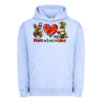Pigment Grape Ice peace love wine Urban Hoodie - AdoDesignShop