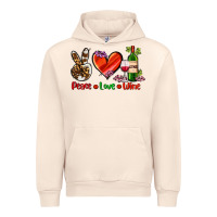 Sandshell peace love wine Urban Hoodie - AdoDesignShop