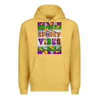 Antique Gold Halloween Spooky Vibes Premium Hoodie - Artiststas
