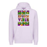Lilac Halloween Spooky Vibes Premium Hoodie - Artiststas