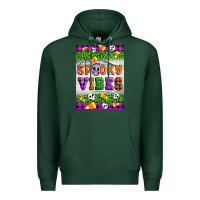 Sports Green Halloween Spooky Vibes Premium Hoodie - Artiststas