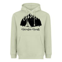 Matcha Adventure Camping Heavyweight Hoodie - Unal Design