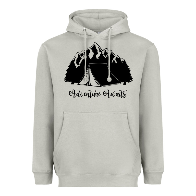 Adventure Camping Heavyweight Hoodie by Unal Design | Teevron
