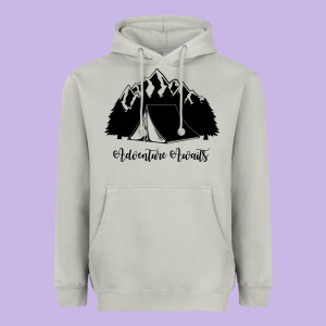 Adventure Camping Heavyweight Hoodie Designed By Unal Design