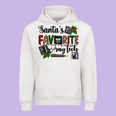 Santa's Favorite X Ray Tech Urban Hoodie Designed By Adodesignshop