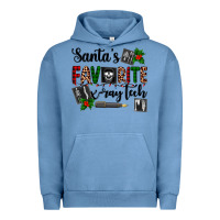Pigment Pebble Blue santa's favorite x ray tech Urban Hoodie - AdoDesignShop
