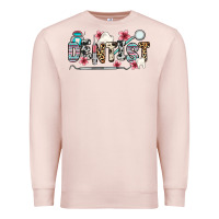 Pale Pink dentist Premium Sweatshirt - Zillion Design Studio