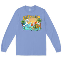 Colony Blue salty hair sandy toes summer Long Sleeve Tee - BarkalooDesign