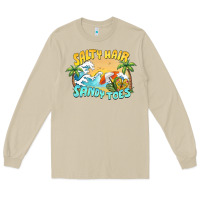 Mushroom salty hair sandy toes summer Long Sleeve Tee - BarkalooDesign