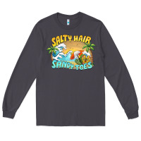 Smoke salty hair sandy toes summer Long Sleeve Tee - BarkalooDesign