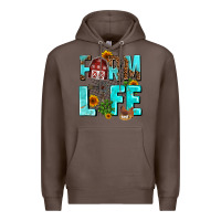 Coffee farm life Premium Hoodie - AdoDesignShop