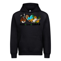 Black peace love  bullskull Urban Hoodie - AdoDesignShop