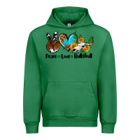 Emerald peace love  bullskull Urban Hoodie - AdoDesignShop