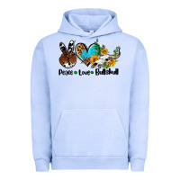 Pigment Grape Ice peace love  bullskull Urban Hoodie - AdoDesignShop