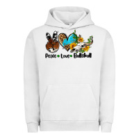 Pigment Lunar Rock peace love  bullskull Urban Hoodie - AdoDesignShop