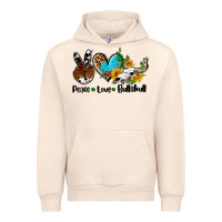 Peace Love  Bullskull Urban Hoodie | Teevron