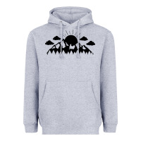 Heather Grey View Heavyweight Hoodie - Unal Design