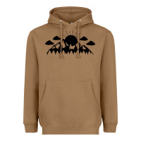 Toasted Coconut View Heavyweight Hoodie - Unal Design
