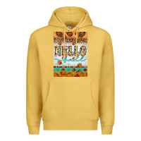 Antique Gold Hello fall Premium Hoodie - Artiststas
