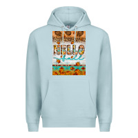 Blue Mist Hello fall Premium Hoodie - Artiststas