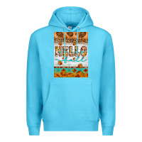 Ocean Blue Hello fall Premium Hoodie - Artiststas