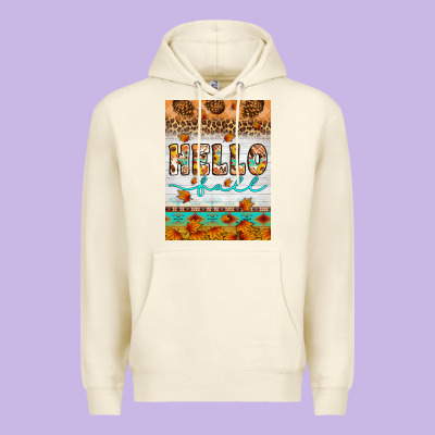 Hello Fall Premium Hoodie Designed By Artiststas