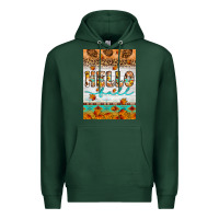 Sports Green Hello fall Premium Hoodie - Artiststas