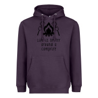 Plum life is better around a campfire Heavyweight Hoodie - Unal Design