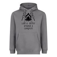 Storm life is better around a campfire Heavyweight Hoodie - Unal Design