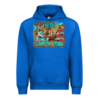 Cobalt merry christmas Urban Hoodie - JahusDesignShop