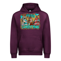 Mauve Wine merry christmas Urban Hoodie - JahusDesignShop
