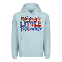 Blue Mist mommy’s little firecracker Premium Hoodie - JahusDesignShop