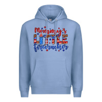 Colony Blue mommy’s little firecracker Premium Hoodie - JahusDesignShop