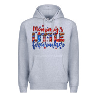 Heather Grey mommy’s little firecracker Premium Hoodie - JahusDesignShop