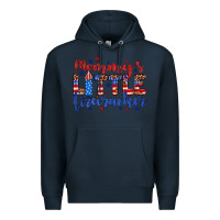 Navy mommy’s little firecracker Premium Hoodie - JahusDesignShop