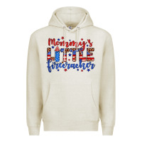 Oatmeal Heather mommy’s little firecracker Premium Hoodie - JahusDesignShop