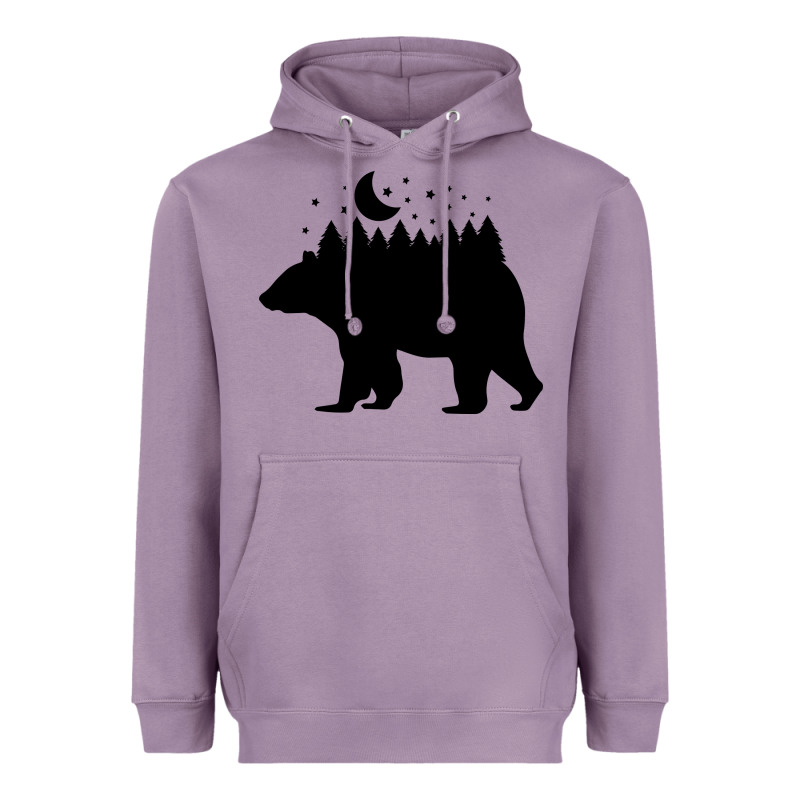 Bear Heavyweight Hoodie by Unal Design | Teevron
