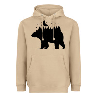 Mushroom bear Heavyweight Hoodie - Unal Design
