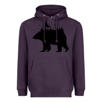 Plum bear Heavyweight Hoodie - Unal Design