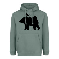 Sage bear Heavyweight Hoodie - Unal Design