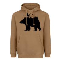 Toasted Coconut bear Heavyweight Hoodie - Unal Design