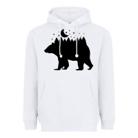 White bear Heavyweight Hoodie - Unal Design
