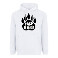 White take a hike Heavyweight Hoodie - Unal Design