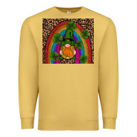 Antique Gold st patricks day gnomes shamrock rainwow Premium Sweatshirt - RanaPortraitStore